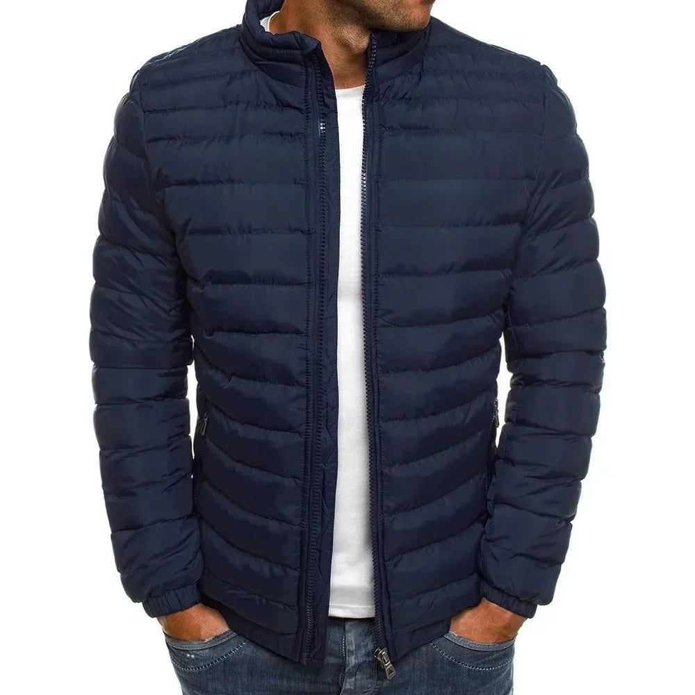 Allegra Elegant Quilted Funnel Neck Puffer Jacket - image 3