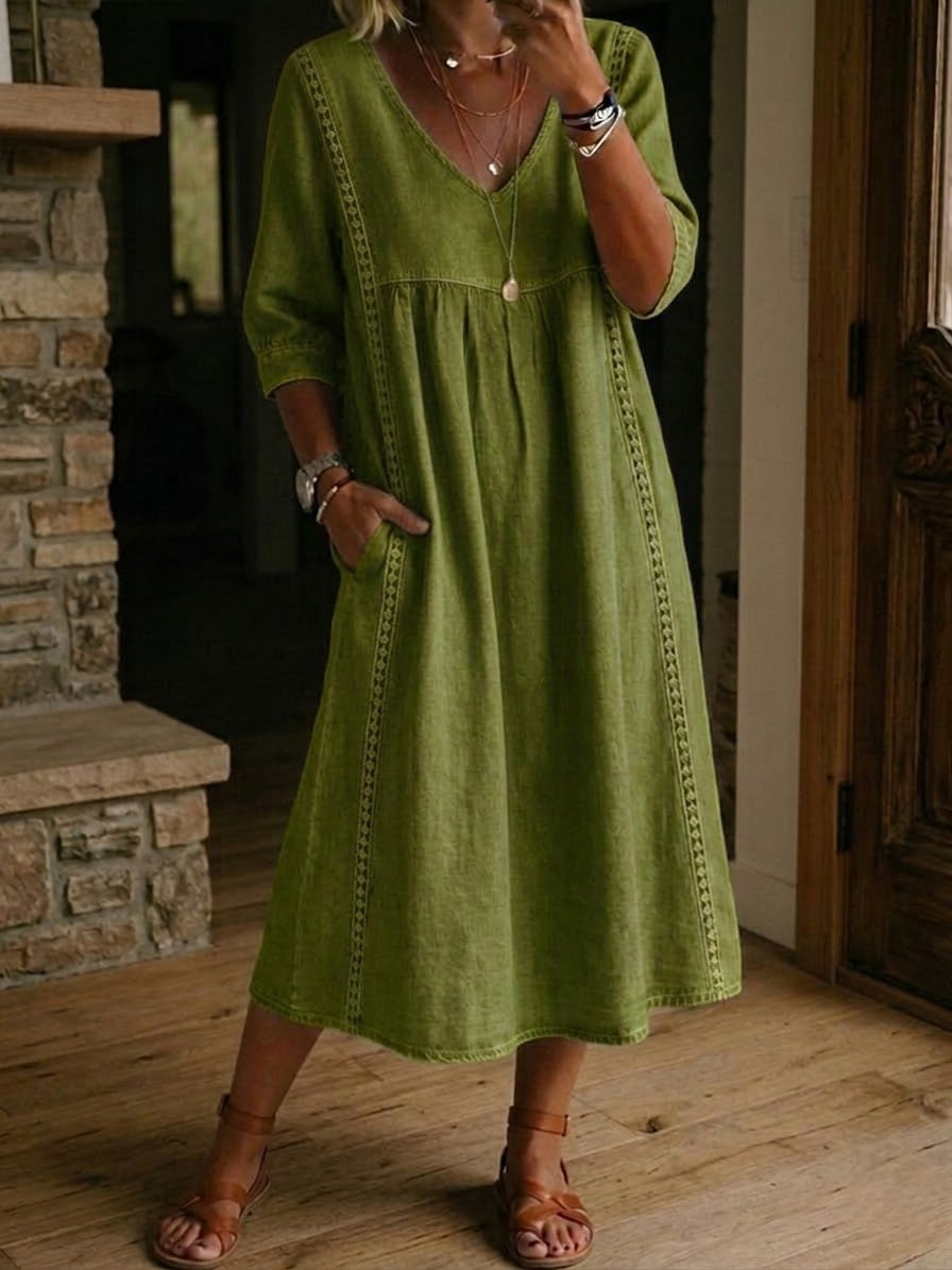 Lorena lace midi dress – image 5