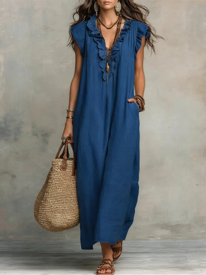 Elodie flowing bohemian dress – image 4