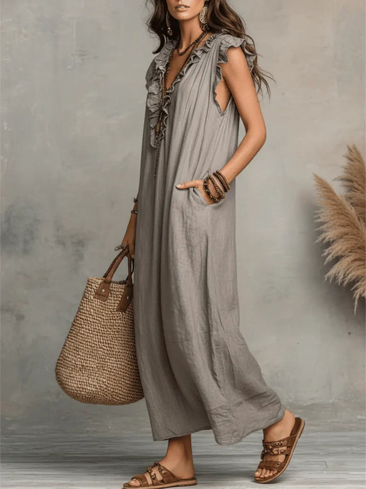 Elodie flowing bohemian dress – image 17