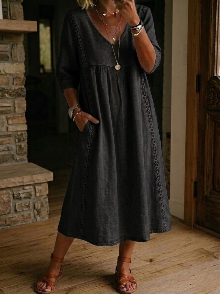 Lorena lace midi dress – image 4