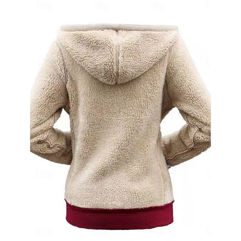 Briony soft lined hooded jacket with zip – image 6