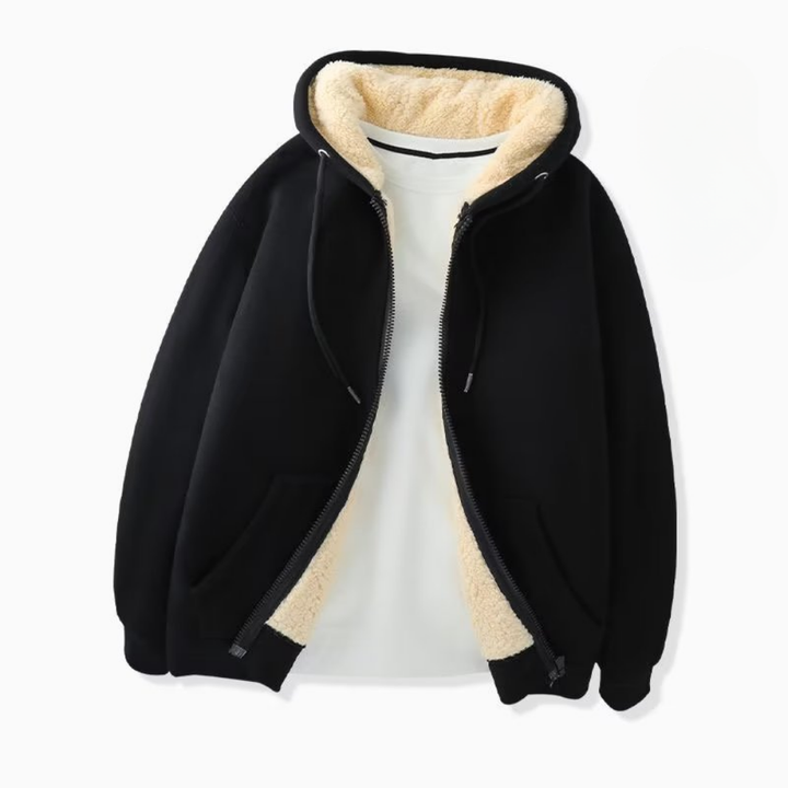 Aubrielle lined hooded zip jacket