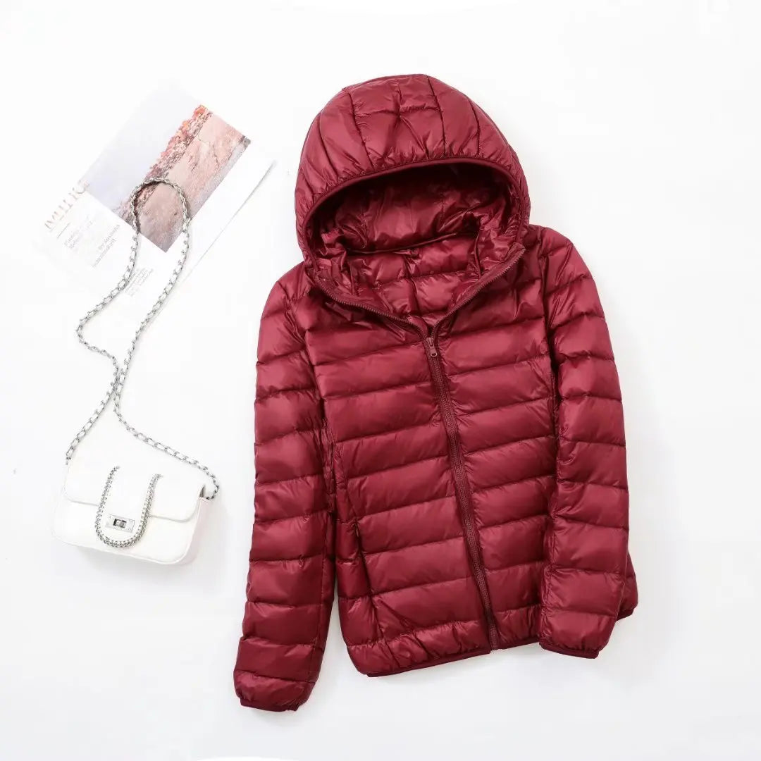 Beryl Elegant Reversible Hooded Puffer Jacket - image 8