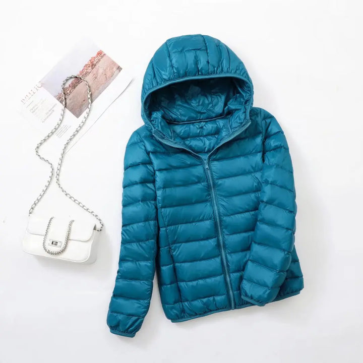 Beryl Elegant Reversible Hooded Puffer Jacket - image 9