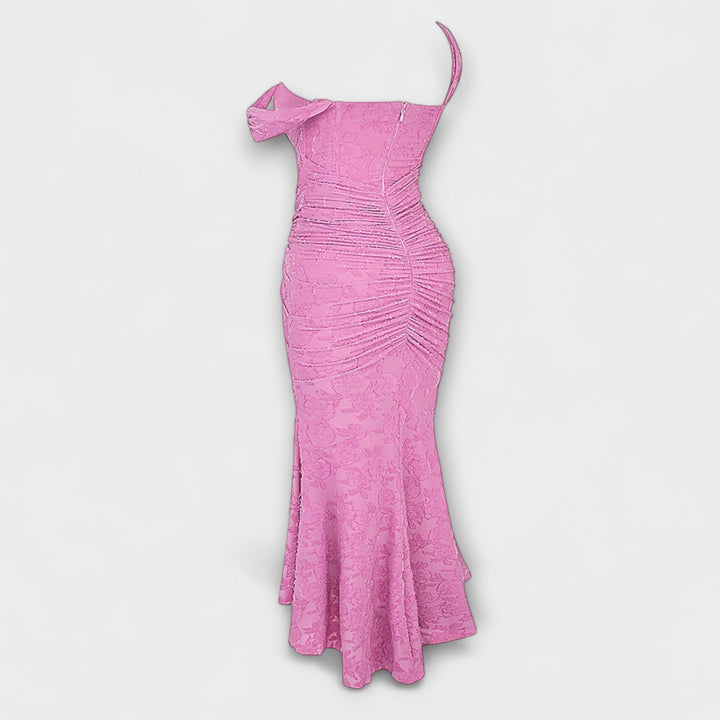 Noemie pleated corset maxi dress – image 16
