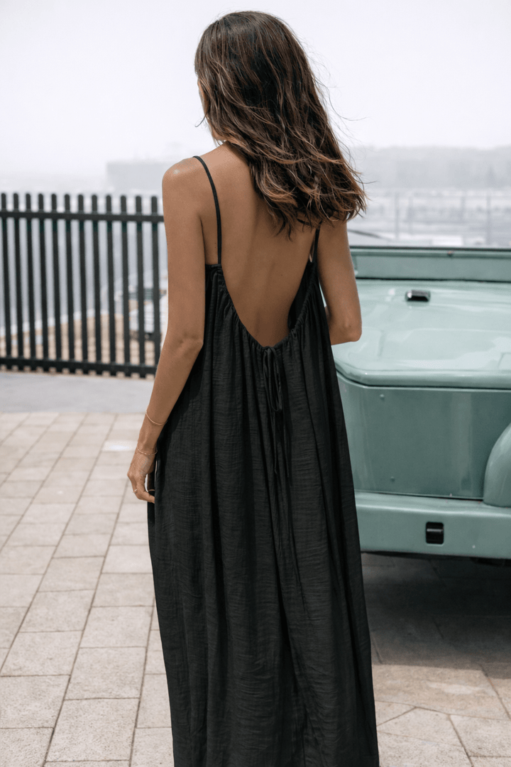 Morwenna Elegant Adjustable Open Back Maxi Dress - image 2
