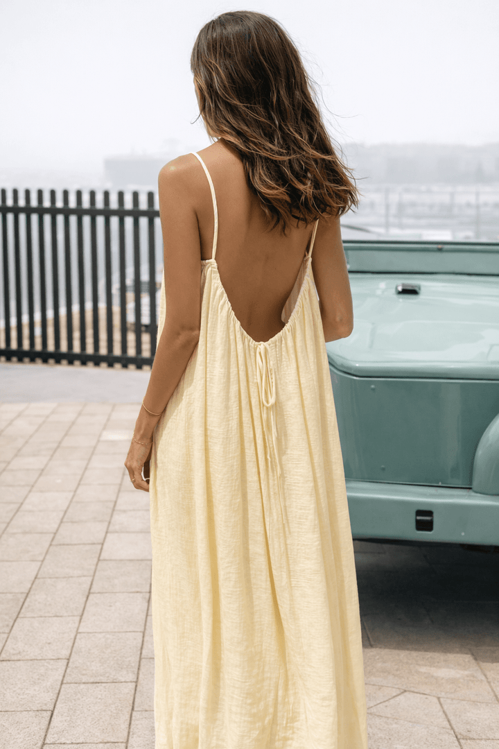 Morwenna Elegant Adjustable Open Back Maxi Dress - image 4