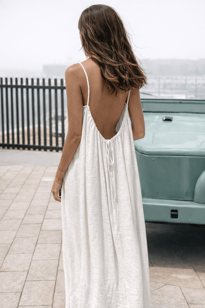 Morwenna Elegant Adjustable Open Back Maxi Dress - image 5