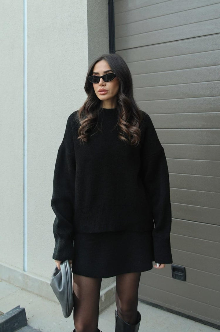Hanna two piece knit jumper and skirt co-ord set, gallery image 11
