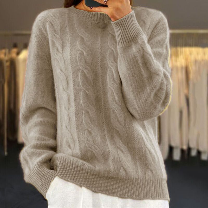 Elke classic warm knit jumper – image 4
