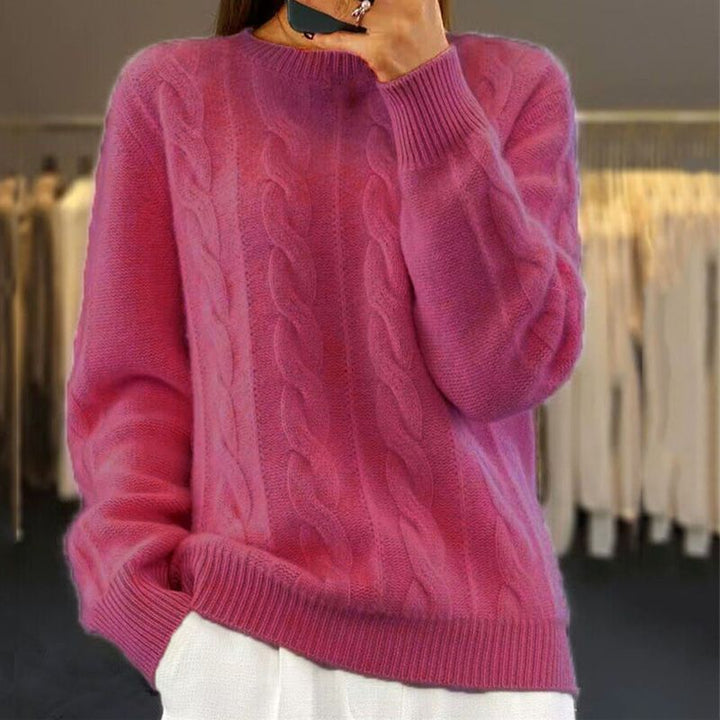 Elke classic warm knit jumper – image 2