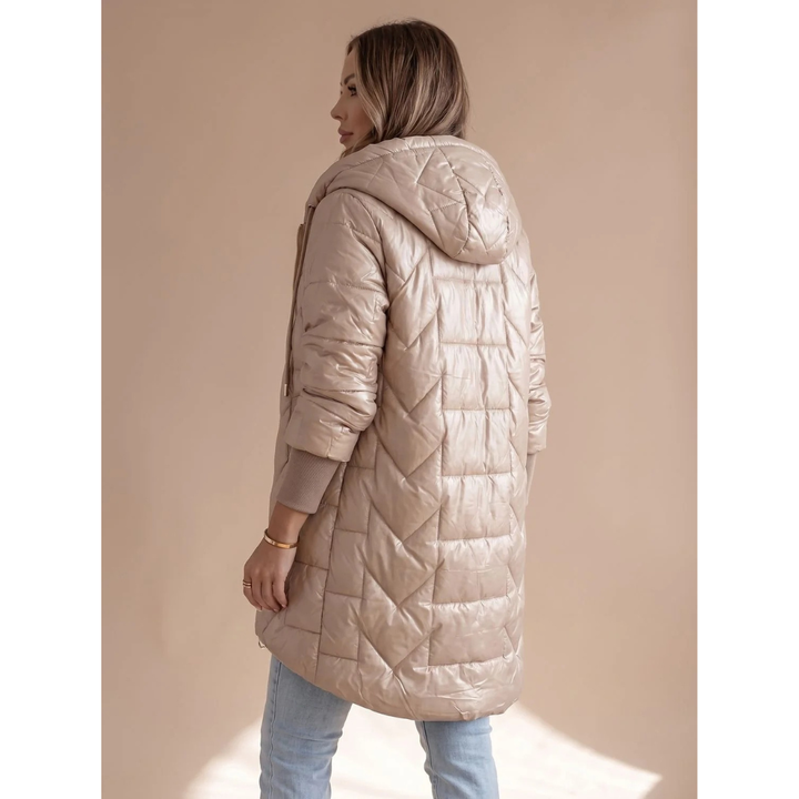 Solea hooded winter jacket, side view