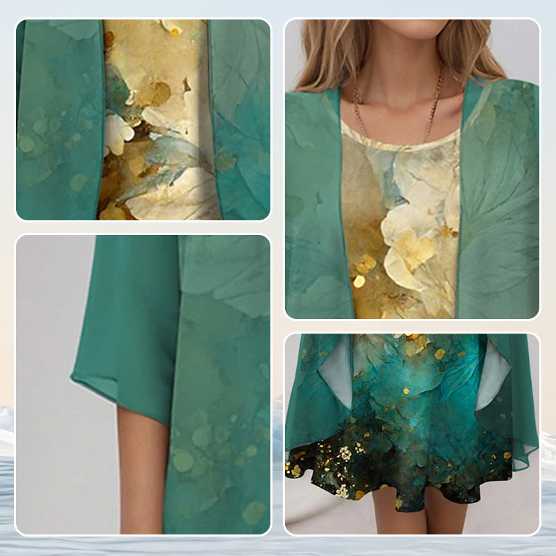 Ilaria layered midi dress – image 14