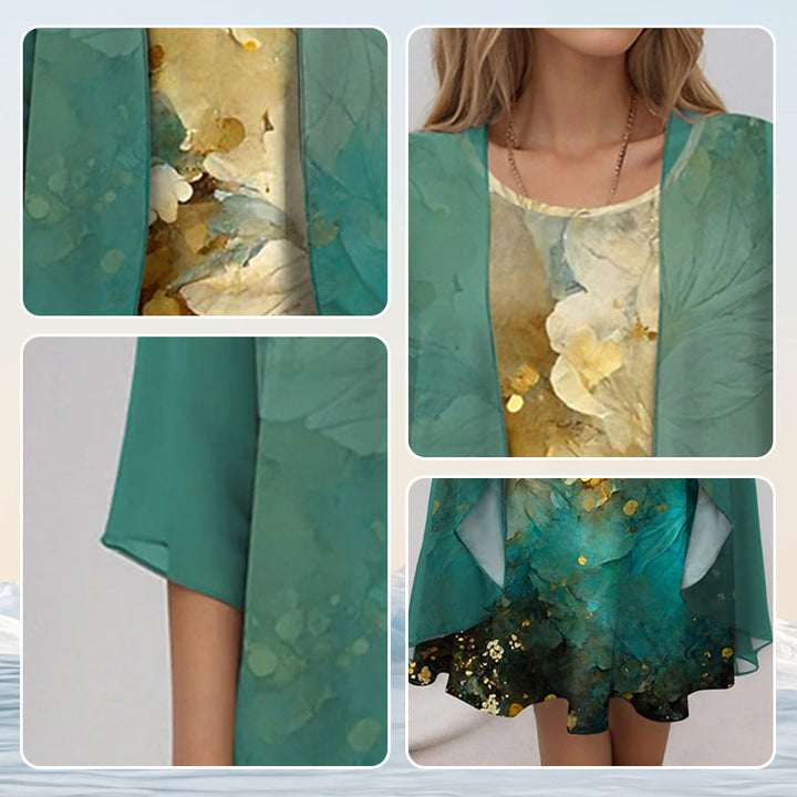Ilaria layered midi dress – image 14