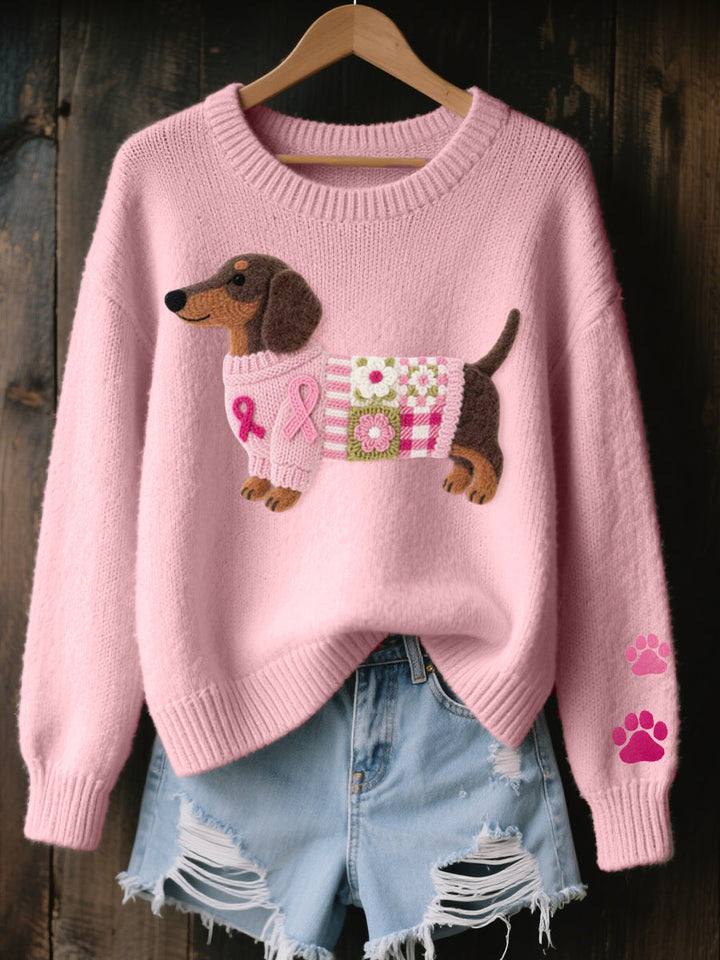 Nuala dachshund knit jumper – image 2