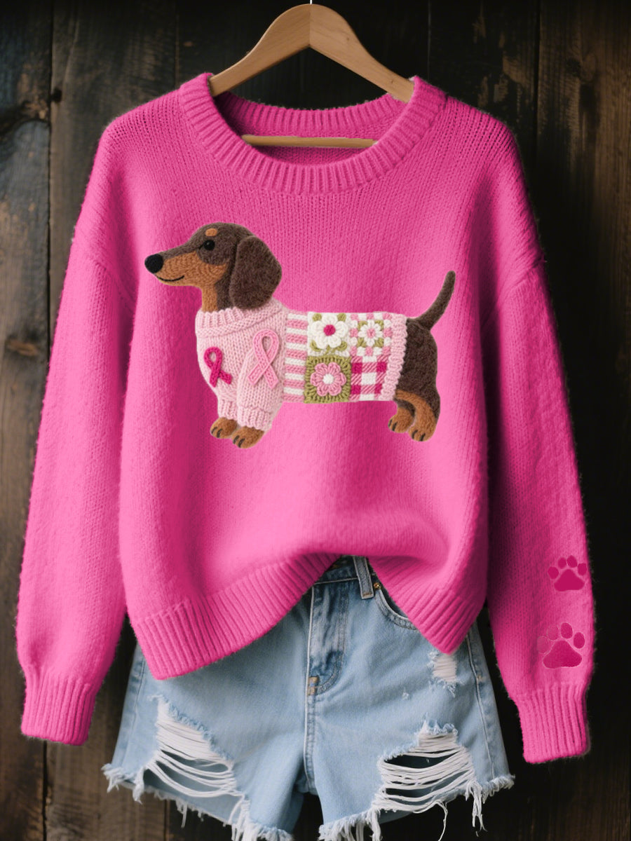 Nuala dachshund knit jumper – image 3