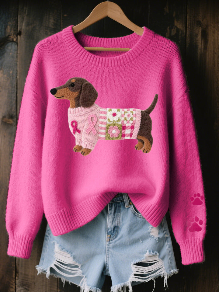 Nuala dachshund knit jumper – image 3