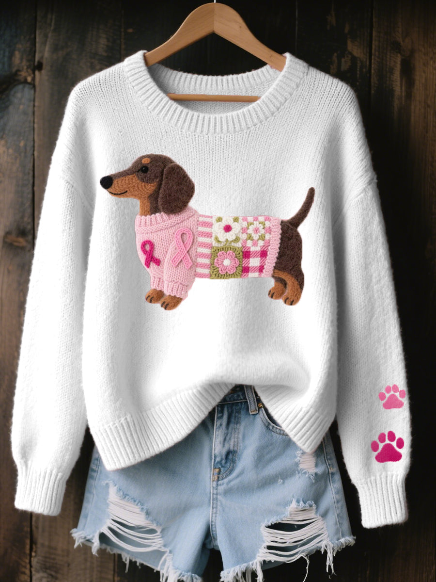Nuala dachshund knit jumper – image 4