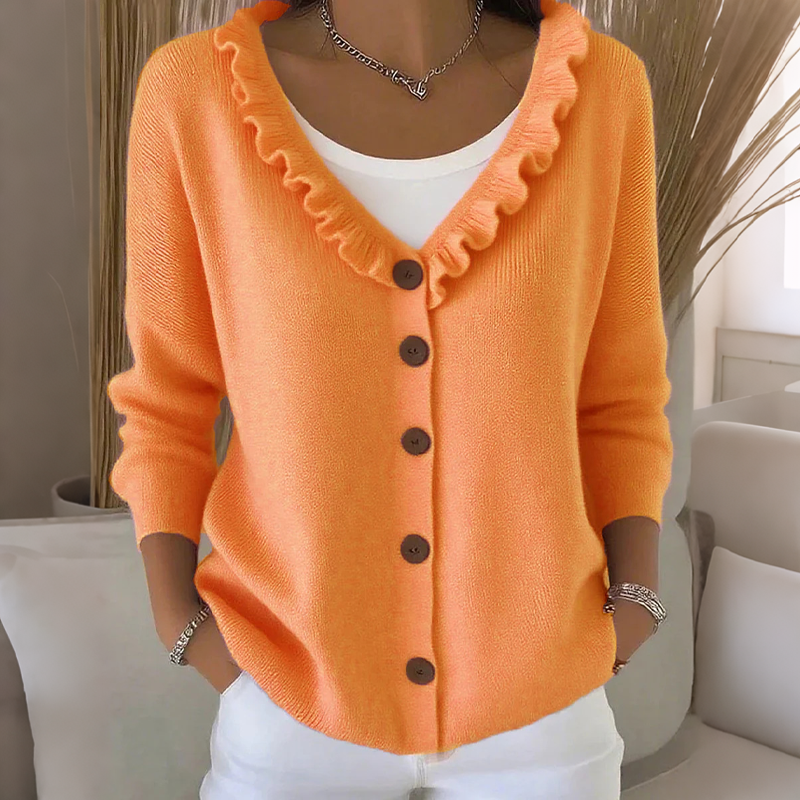Clara ruffle collar gilet – image 6