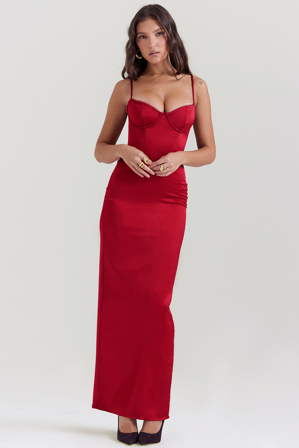 Lucasta corset maxi dress – image 4
