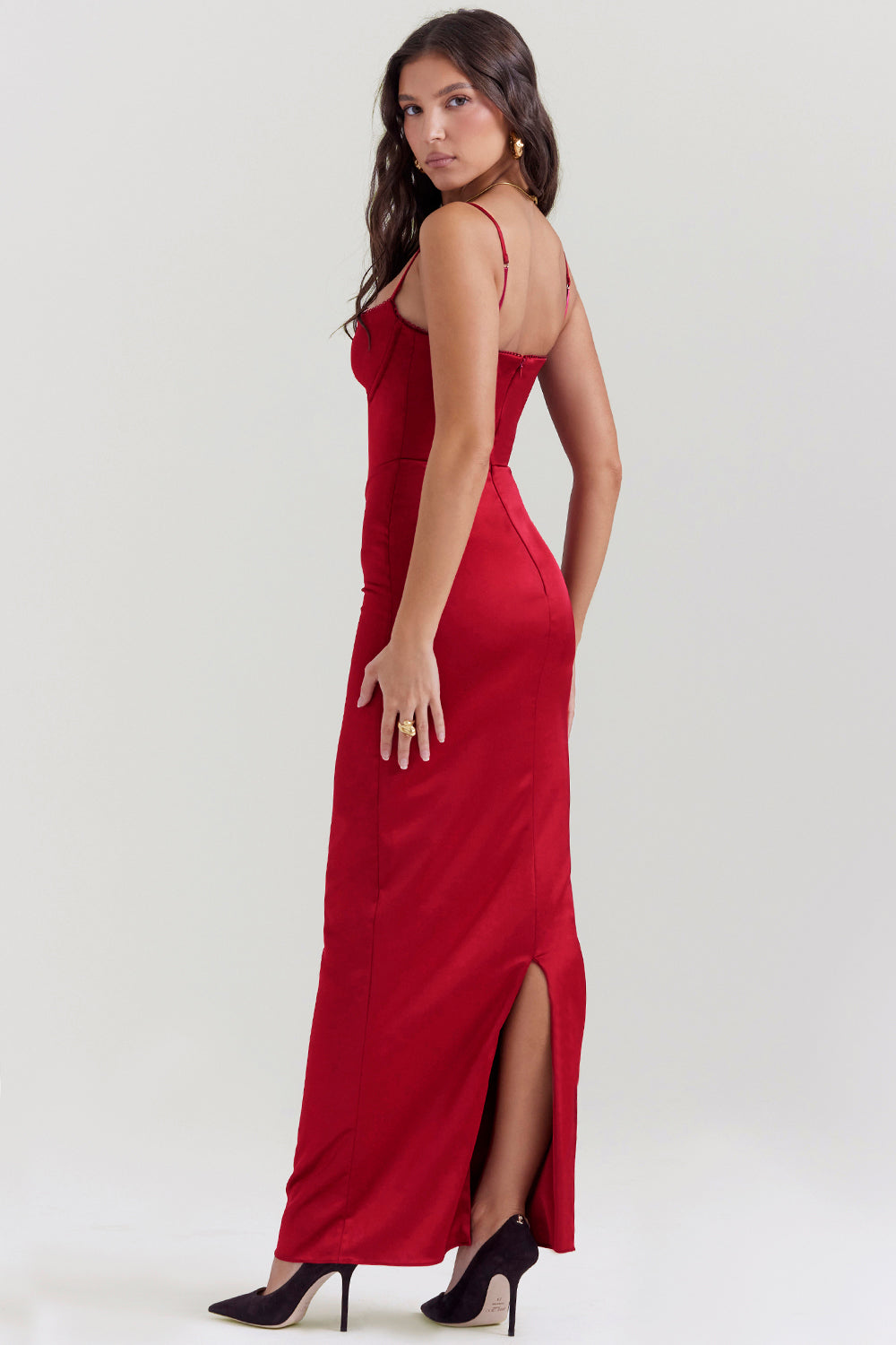 Lucasta corset maxi dress