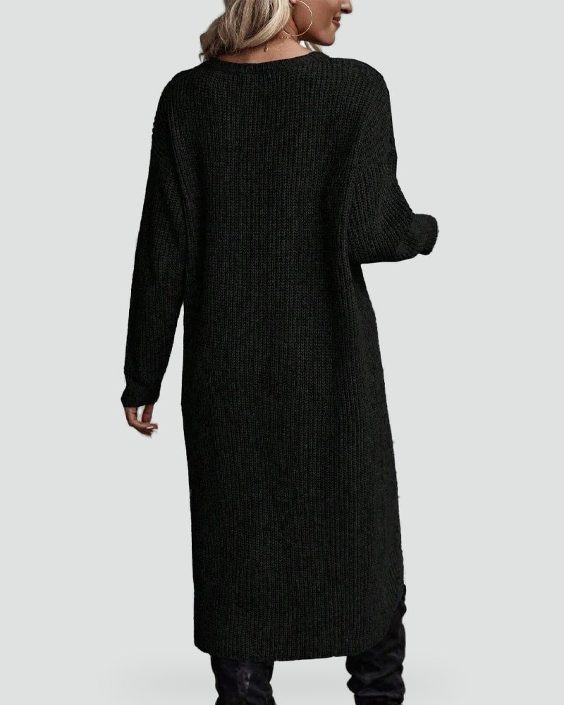 Tessa knitted dress, fabric detail