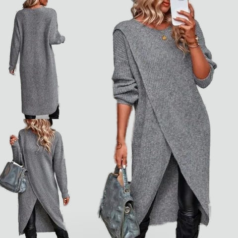 Tessa knitted dress, styled view