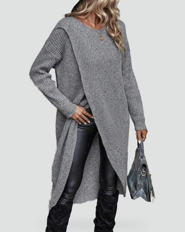 Tessa knitted dress, front view