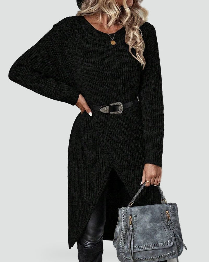 Tessa knitted dress, detail
