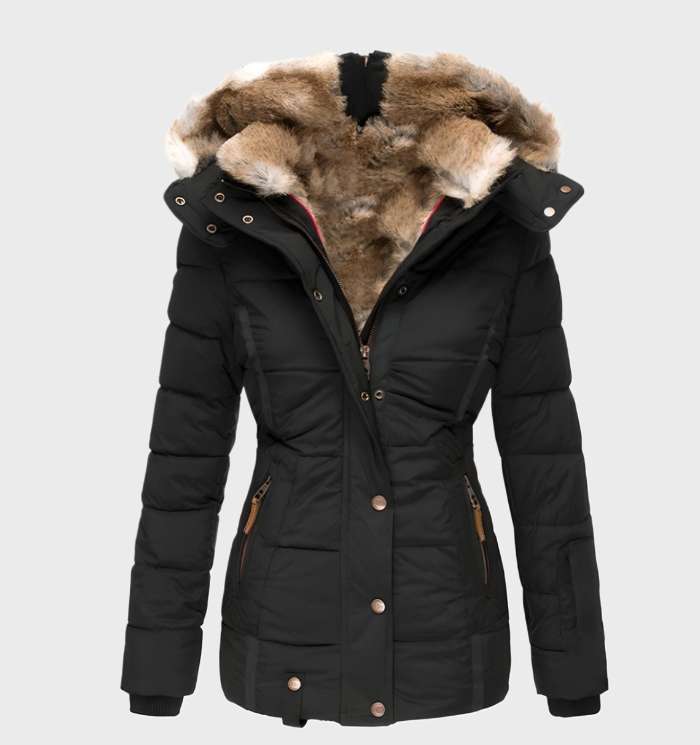 Svetlana warm slim fit hooded winter coat