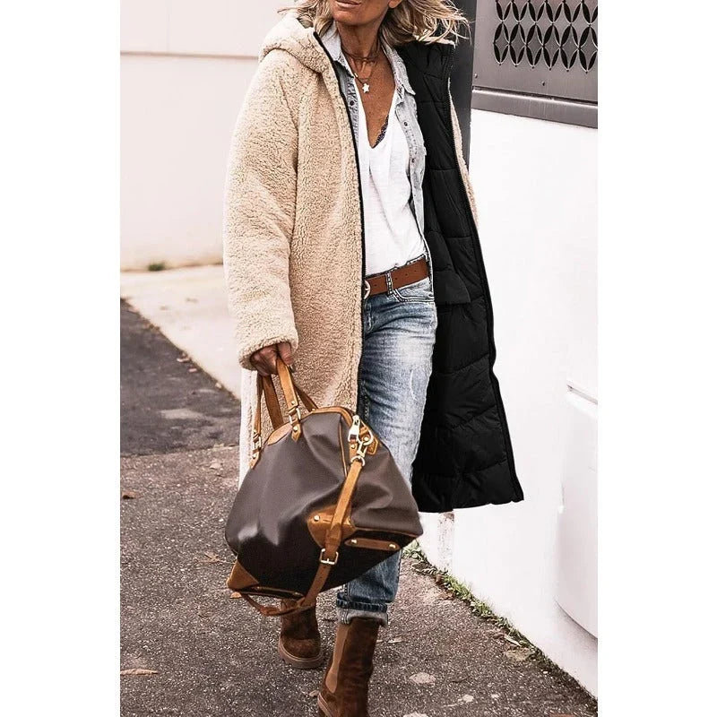 Ysolde relaxed hooded quilted winter coat – image 5