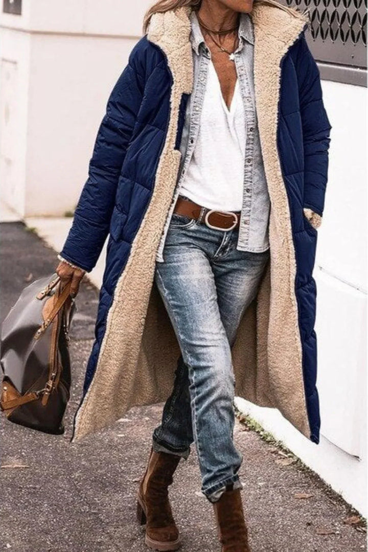 Ysolde relaxed hooded quilted winter coat – image 6