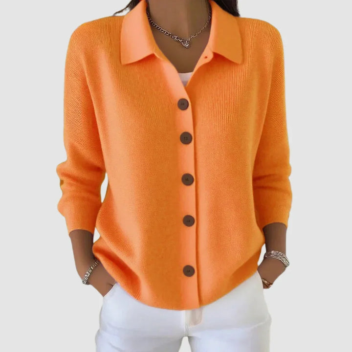 Lilibet collared button cardigan