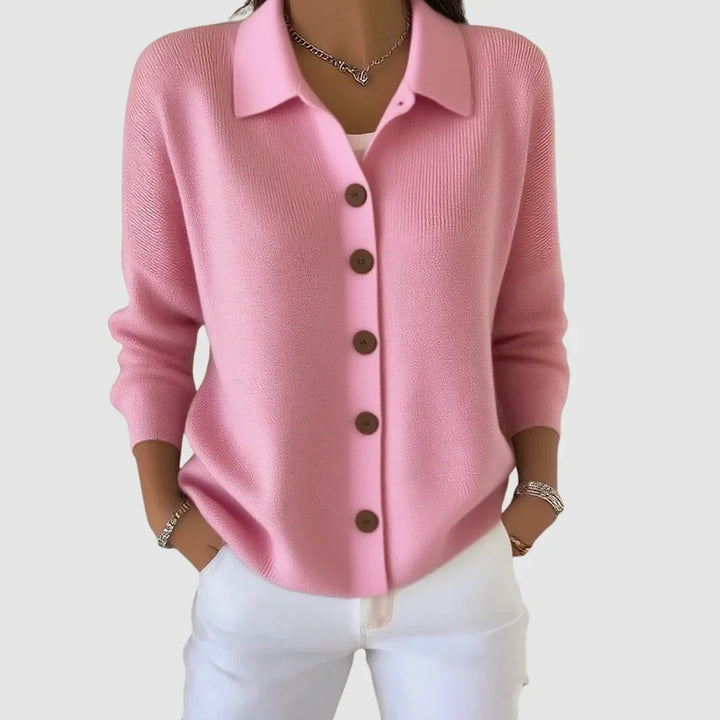 Lilibet collared button cardigan – image 2