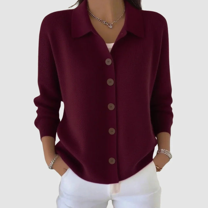 Lilibet collared button cardigan – image 4