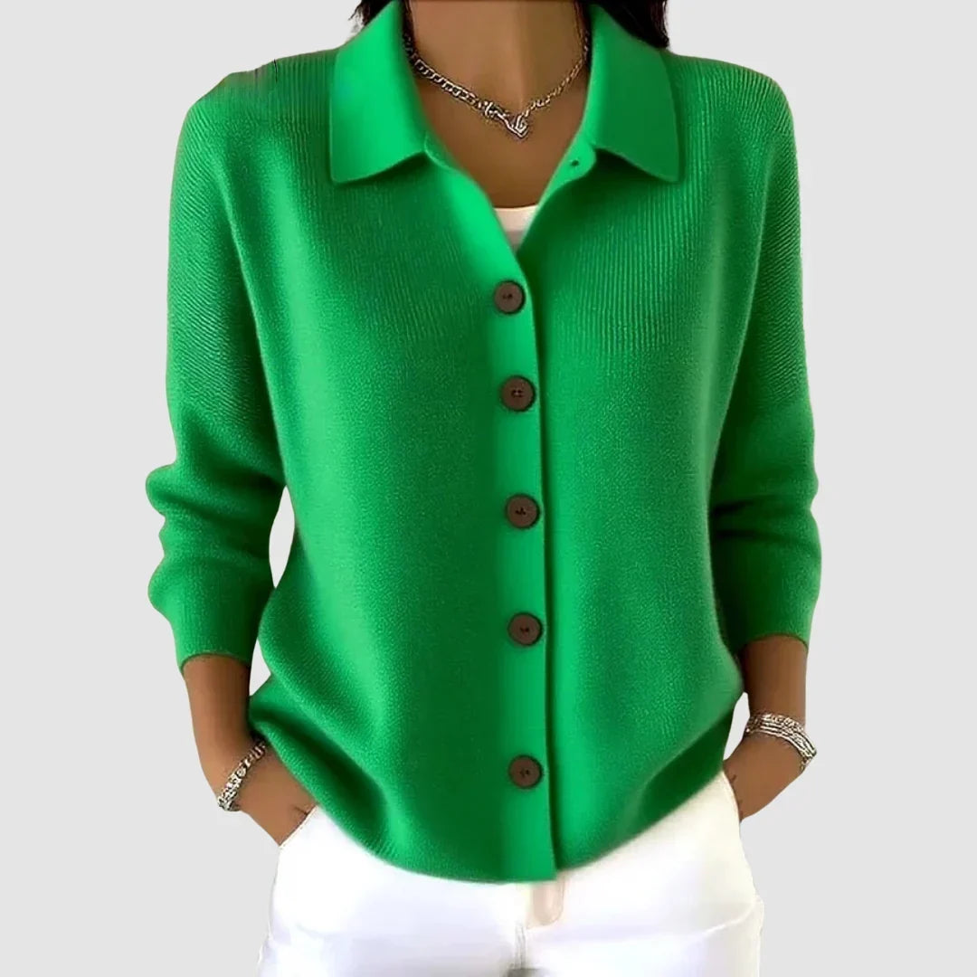 Lilibet collared button cardigan – image 7