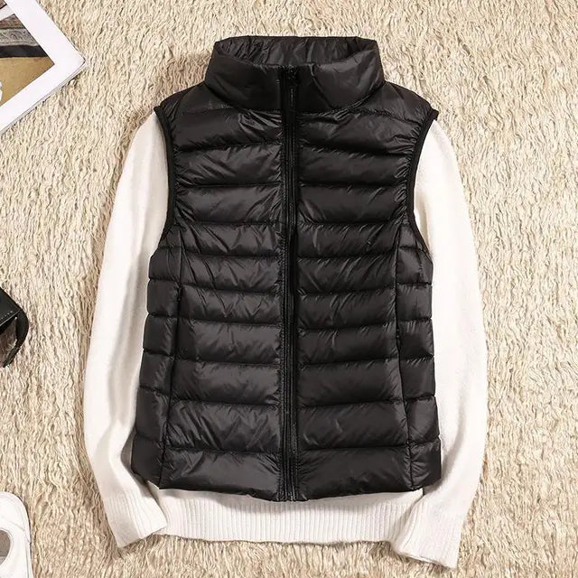 Grace Elegant Lightweight Puffer Gilet