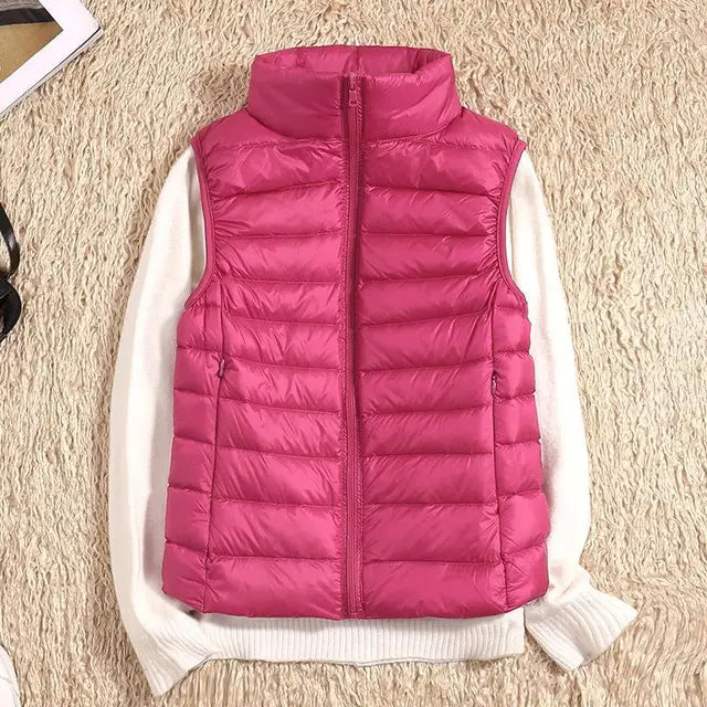Grace Elegant Lightweight Puffer Gilet - image 10