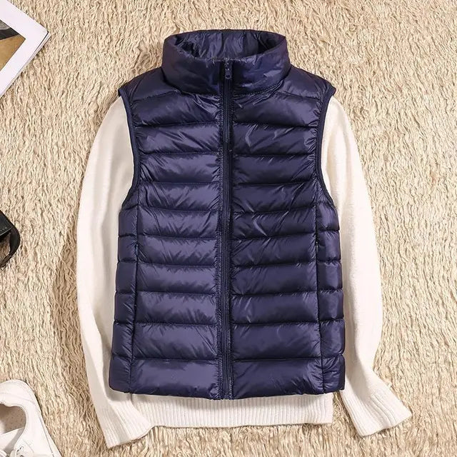 Grace Elegant Lightweight Puffer Gilet - image 11