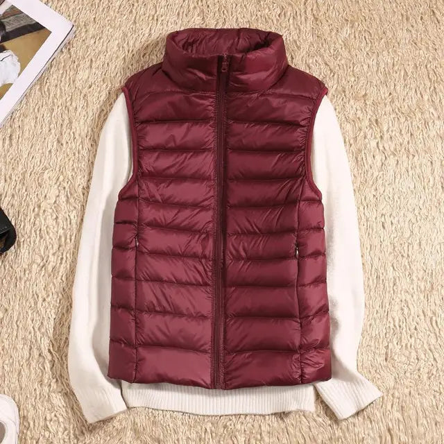 Grace Elegant Lightweight Puffer Gilet - image 12