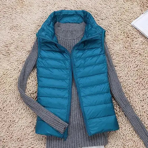Grace Elegant Lightweight Puffer Gilet - image 2