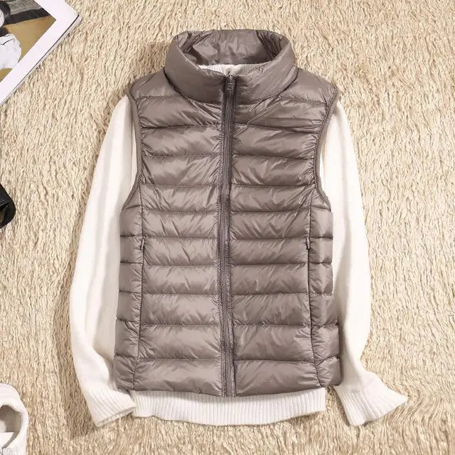 Grace Elegant Lightweight Puffer Gilet - image 4