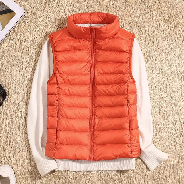 Grace Elegant Lightweight Puffer Gilet - image 5