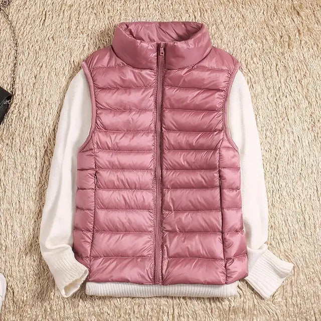 Grace Elegant Lightweight Puffer Gilet - image 6