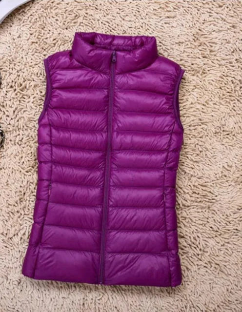 Grace Elegant Lightweight Puffer Gilet - image 7