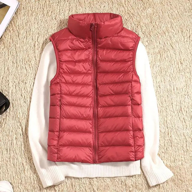 Grace Elegant Lightweight Puffer Gilet - image 8