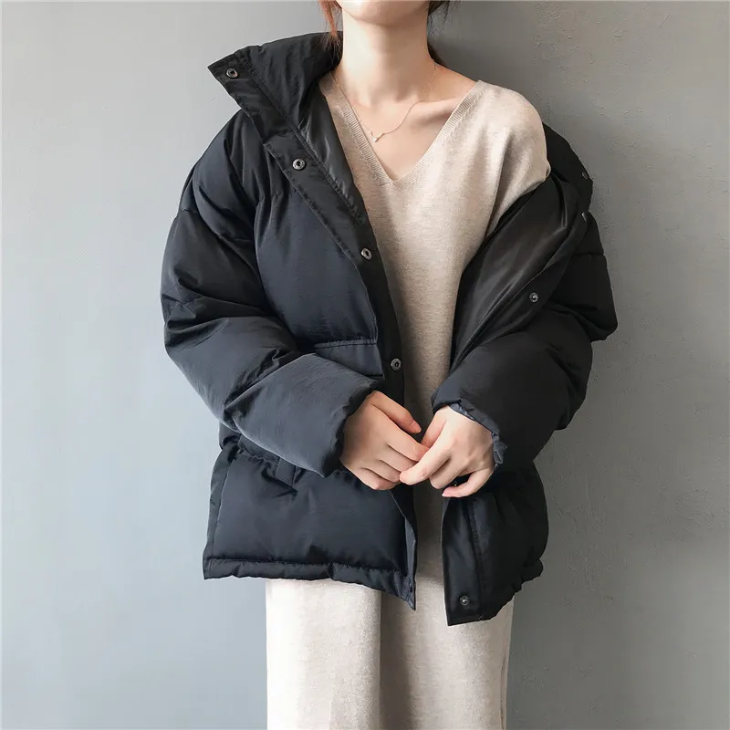 Lainey high collar quilted parka jacket – image 2