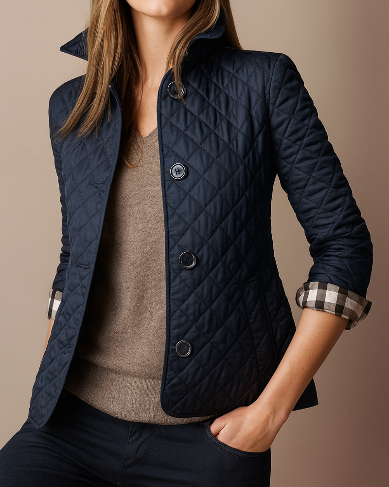Hollis boxy diamond quilted jacket – image 5