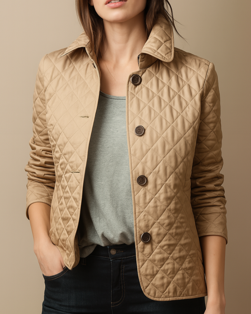 Hollis boxy diamond quilted jacket – image 6